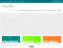Tablet Screenshot of lainmaculada-marillac.com